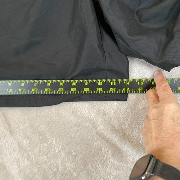 OP Mens Swim Shorts XL Black & Gray Polyester Drawstring Elastic Waist - Picture 5 of 10